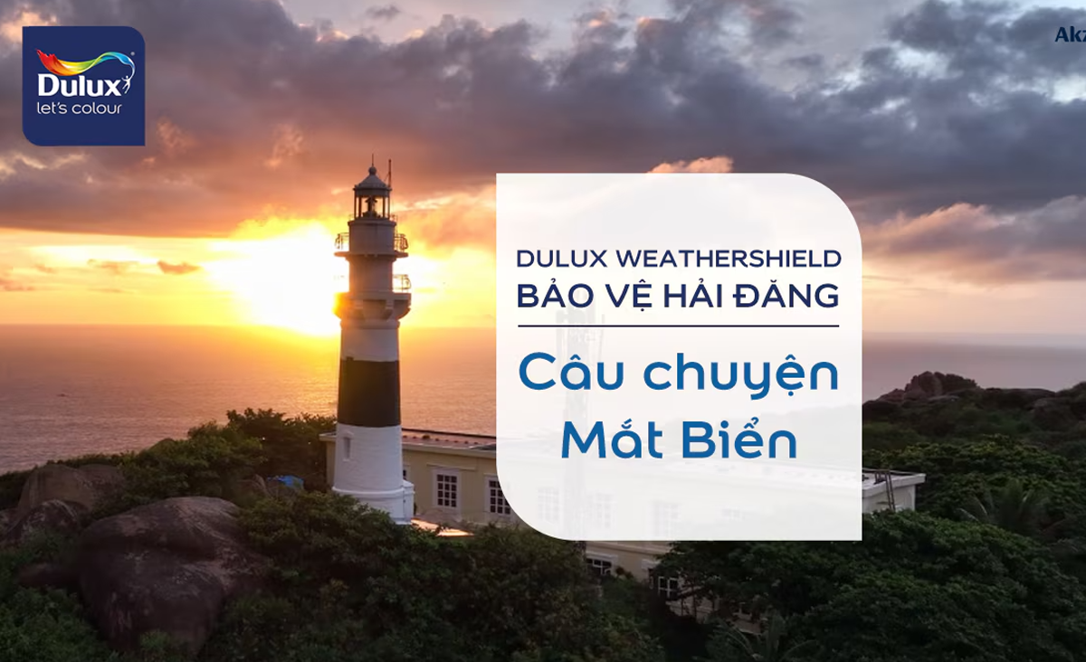 Dulux Weathershield vững vàng bảo vệ hải đăng bất kể thời tiết